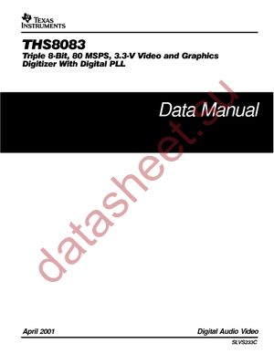 THS8083CPZP datasheet  